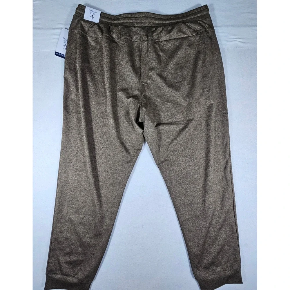 Penguin Sport Mens‎ Jogger Pants Ristretto Heather Brown XL OGKBSEC3 New